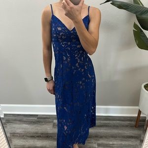 Lulus Lace Midi Dress